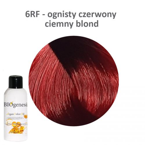 BIOgenesi ArganColorOil 6RF ciemny blond ognista czerwień