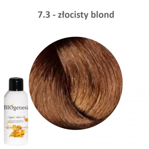BIOgenesi ArganColorOil 7,3 złocisty blond farba 125ml