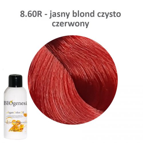 BIOgenesi ArganColorOil 8,60R jasny blond czysto czerwony