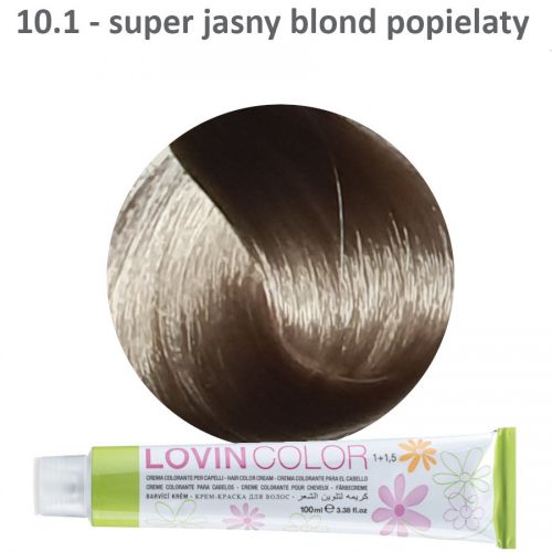 LOVINcolor 10,1 popielaty super blond farba 100ml
