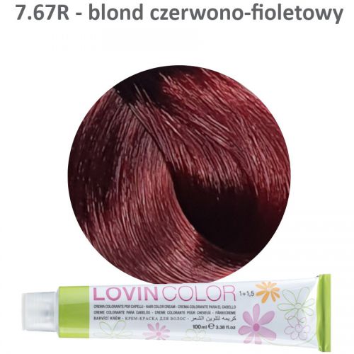 LOVINcolor 7,67R czerwono-fioletowy blond 100ml