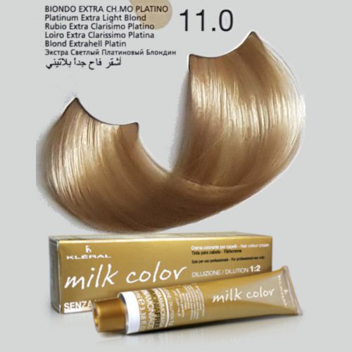 KLERAL milk color 11,0 ekstra jasny blond platynowy farba 100ml