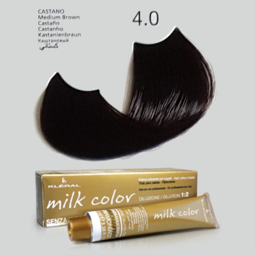 KLERAL milk color 4,0 szatyn farba 100ml