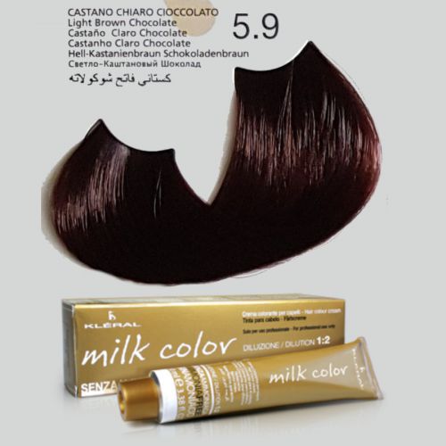 KLERAL milk color 5,9 czekoladowy jasny szatyn farba 100ml