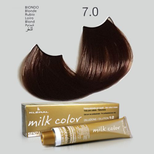 KLERAL milk color 7,0 blond farba 100ml