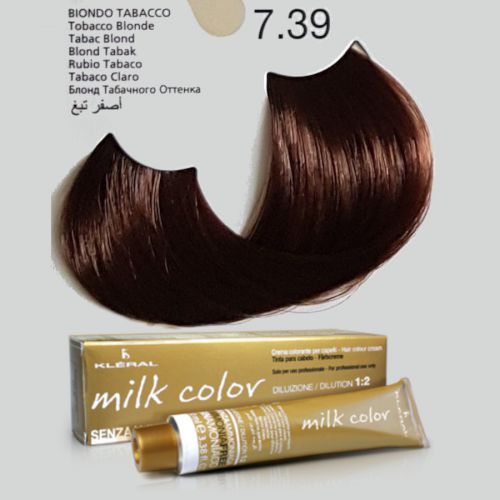 KLERAL milk color 7,39 tytoniowy blond farba 100ml