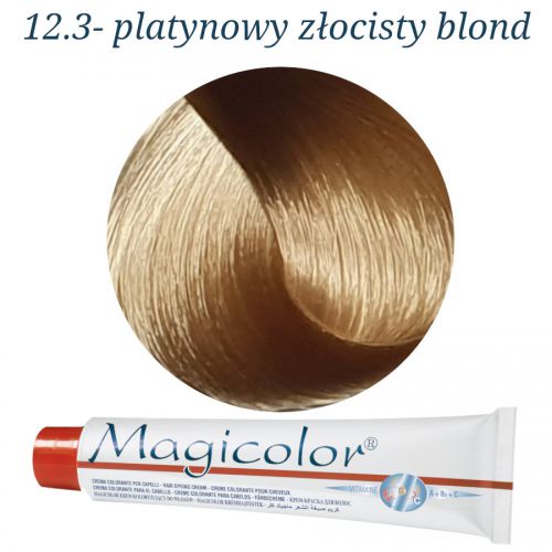 KLERAL MagiColor 12,3 platynowy blond złocisty farba 100ml