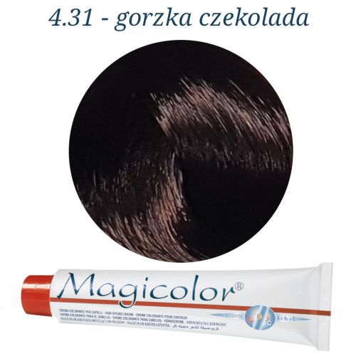 KLERAL MagiColor 4,31 gorzka czekolada farba 100ml