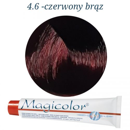 KLERAL MagiColor 4,6 czerwony brąz farba 100ml