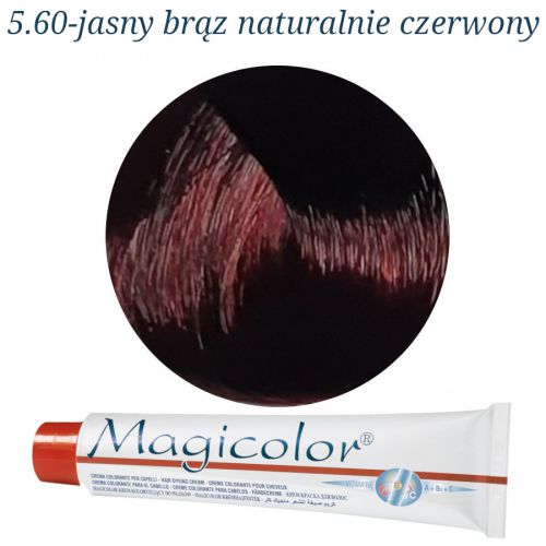 KLERAL MagiColor 5,60 jasny brąz naturalnie czerwony farba 100ml