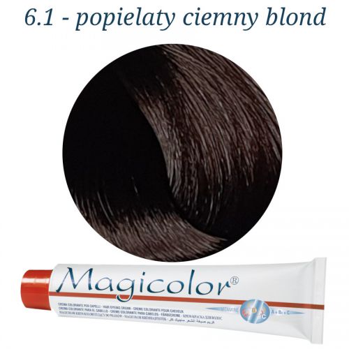 KLERAL MagiColor 6,1 popielaty ciemny blond farba 100ml