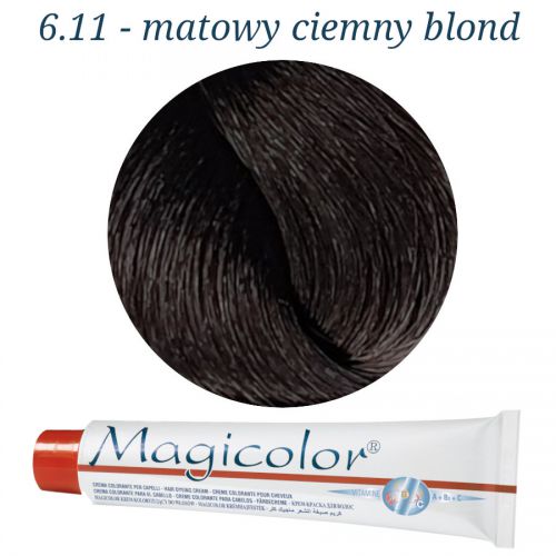 KLERAL MagiColor 6,11 matowy ciemny blond farba 100ml