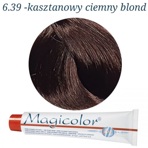 KLERAL MagiColor 6,39 kasztanowy ciemny blond farba 100ml