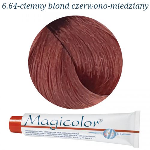 KLERAL MagiColor 6,64 ciemny blond czerwono-miedziany farba 100ml