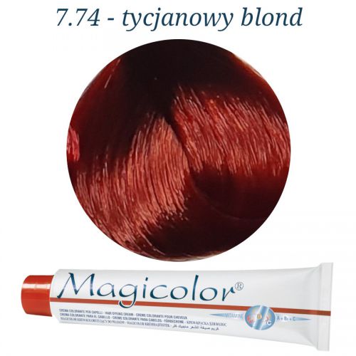 KLERAL MagiColor 7,74 tycjanowy blond farba 100ml
