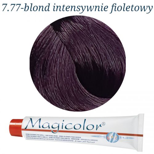 KLERAL MagiColor 7,77 blond intensywnie fioletowy farba 100ml