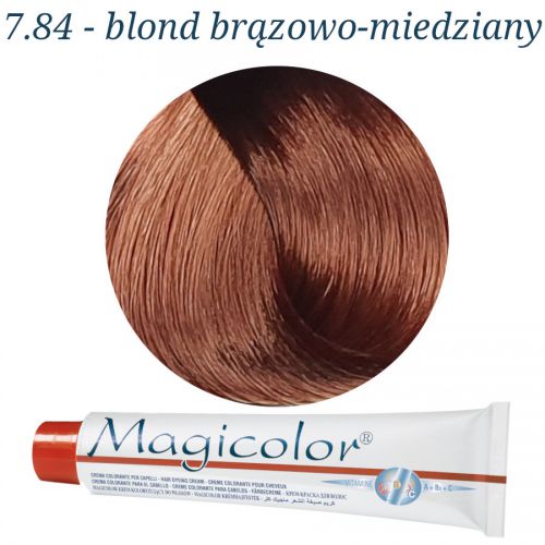 KLERAL MagiColor 7,84 blond miedziano-brązowy farba 100ml