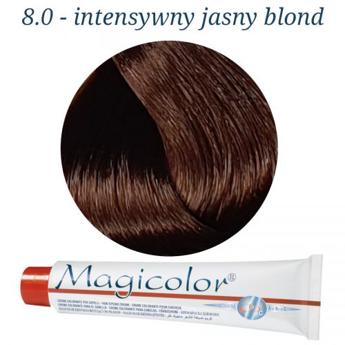 KLERAL MagiColor 8,0 intensywny jasny blond farba 100ml
