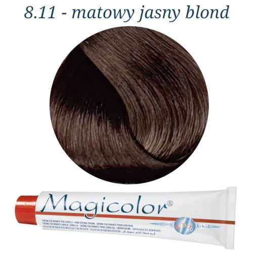 KLERAL MagiColor 8,11 matowy jasny blond farba 100ml