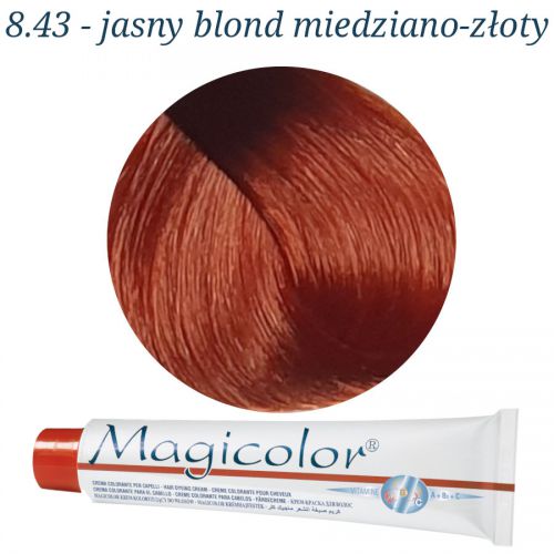 KLERAL MagiColor 8,43 jasny blond złocisto-miedziany farba 100ml