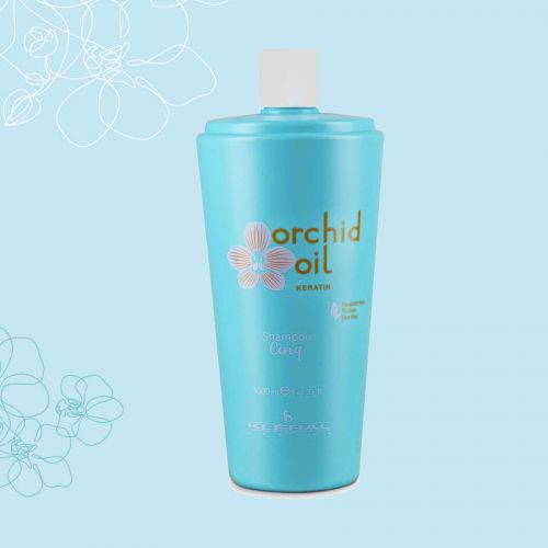 KLERAL ORCHID OIL Keratin CINQ szampon do włosów farbowanych 1 litr